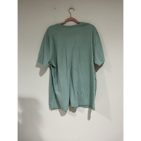 Men’s Canvas Crew Neck Short Sleeve T Shirt Green 3xl Says Brides Babe - Picture 3 of 6